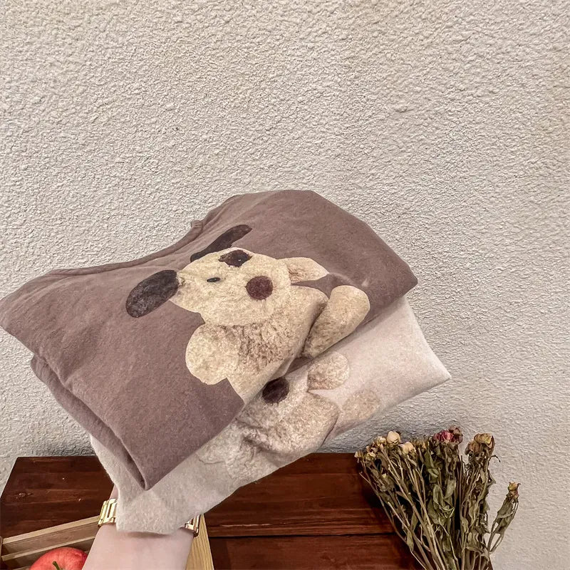 長袖Tシャツ キッズ 犬 いぬ DOG 長袖 Tシャツ トップス