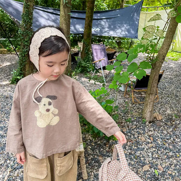 長袖Tシャツ キッズ 犬 いぬ DOG 長袖 Tシャツ トップス