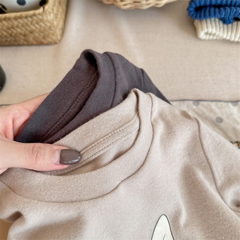 長袖Tシャツ キッズ うさぎ ラビット プリント 長袖 Tシャツ トップス ガールズ