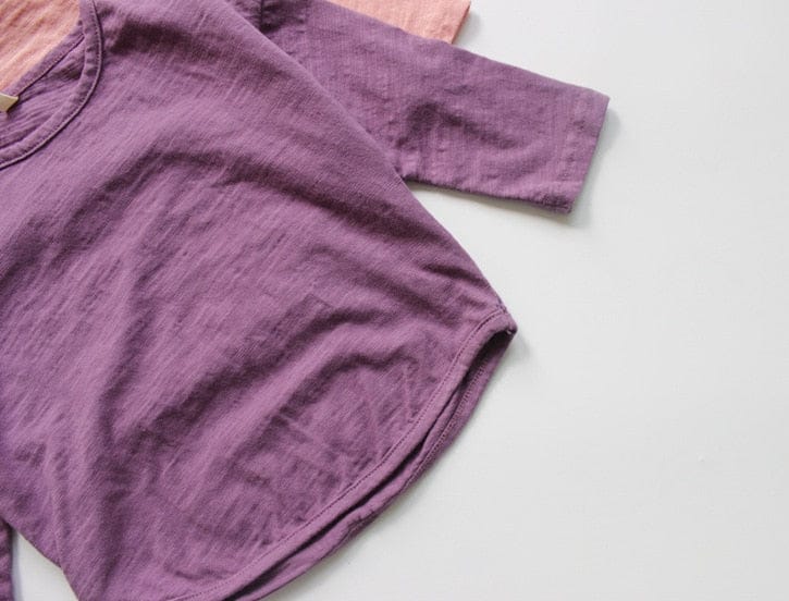 長袖Tシャツ キッズ シンプル 長袖 Tシャツ