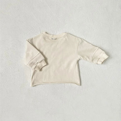 長袖Tシャツ ベビートップス ダイナソー恐竜プリント長袖スウェットTシャツ 2カラー