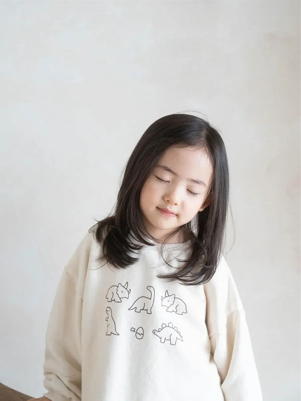 長袖Tシャツ ベビートップス ダイナソー恐竜プリント長袖スウェットTシャツ 2カラー