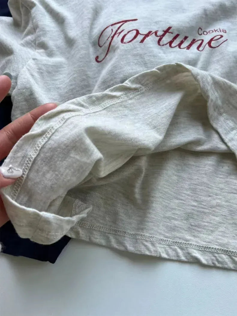 半袖Tシャツ ベビートップス 半袖プリントTシャツ レターロゴプリント 2カラー【mh0005474】