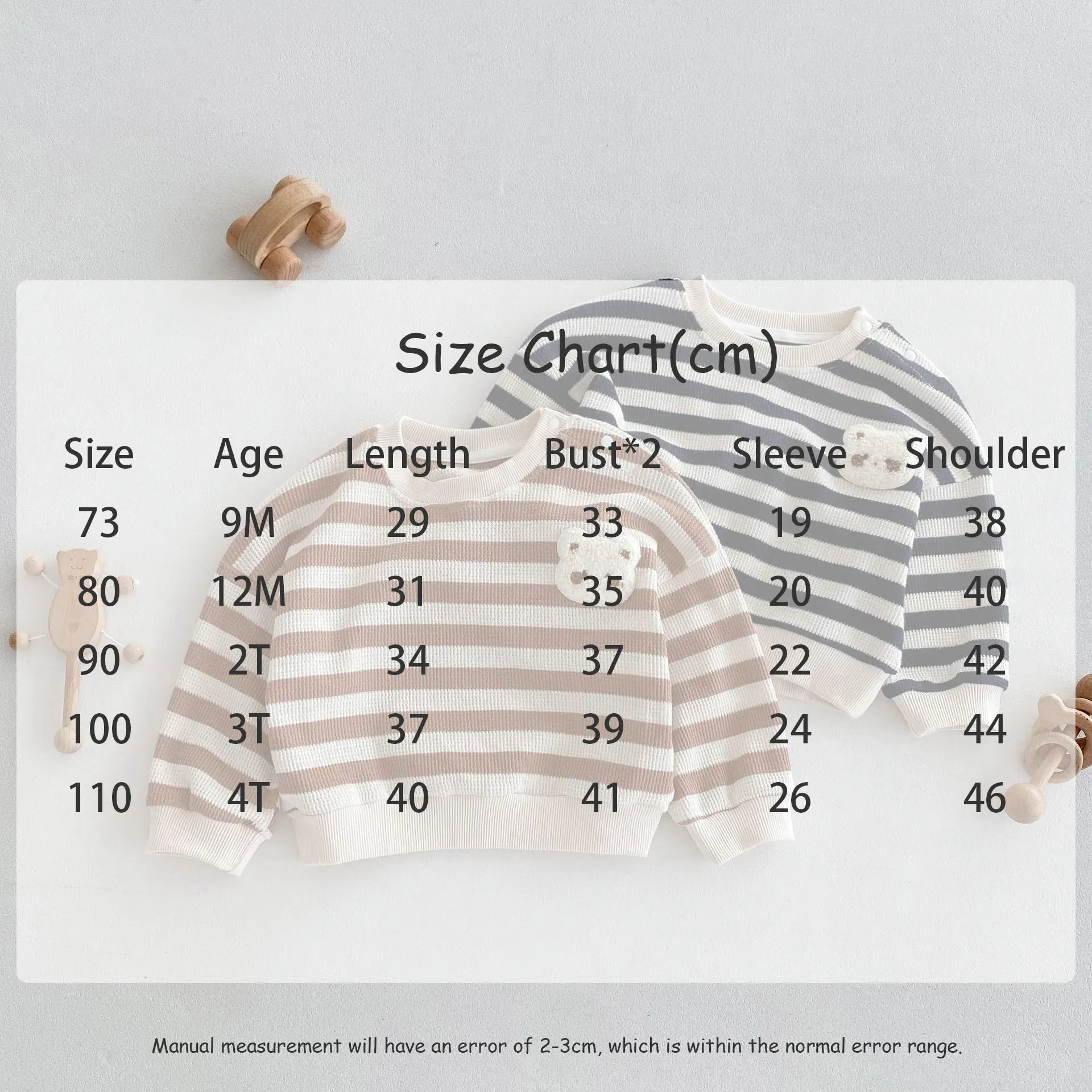 長袖Tシャツ ベビーキッズトップス ボーダー 長袖Tシャツ スウェットシャツ 2カラー【mh0006464】