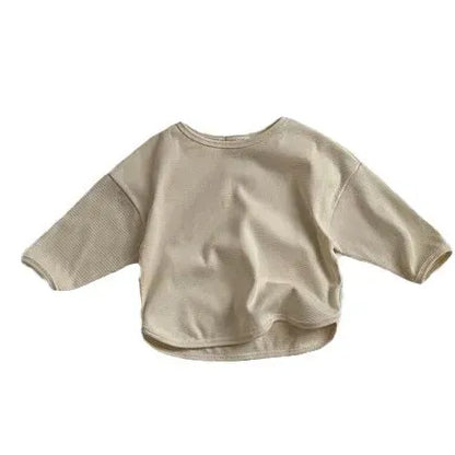 長袖Tシャツ ベビートップス シンプルベーシック長袖Tシャツ【mh-0008514】