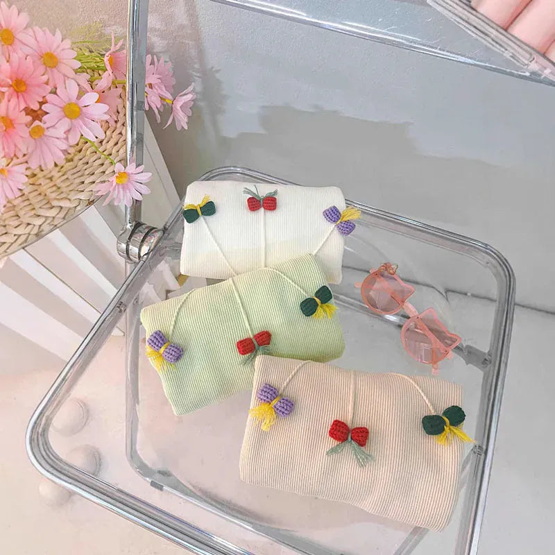 長袖Tシャツ キッズトップス キャンディリボン裏フリースハイネック長袖Tシャツ【mh0007721】