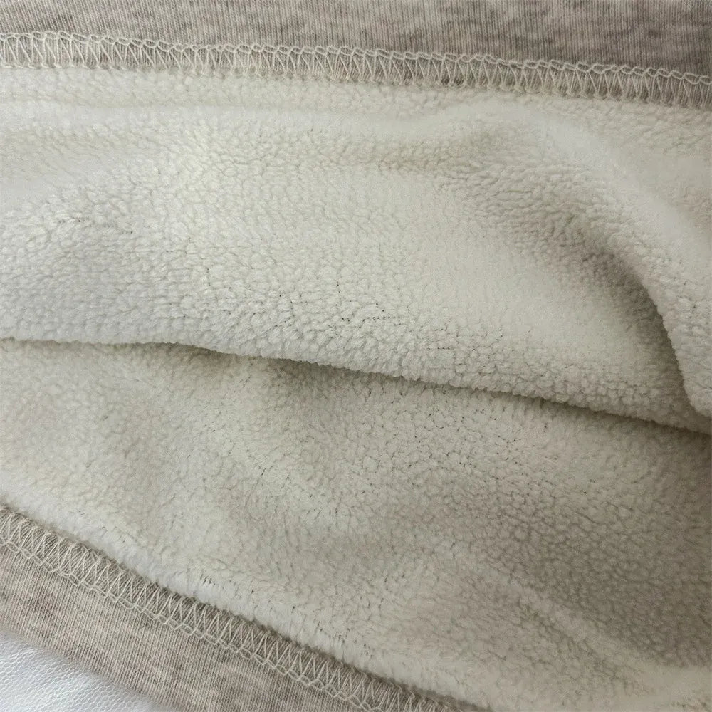 長袖Tシャツ ベビートップス レースフリルスタンドカラー裏フリース長袖Tシャツ【mh0007724】