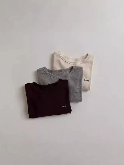 長袖Tシャツ ベビートップス シンプルベーシック長袖Tシャツ【mh0008268】