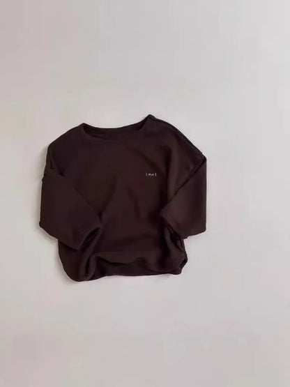 長袖Tシャツ ベビートップス シンプルベーシック長袖Tシャツ【mh0008268】