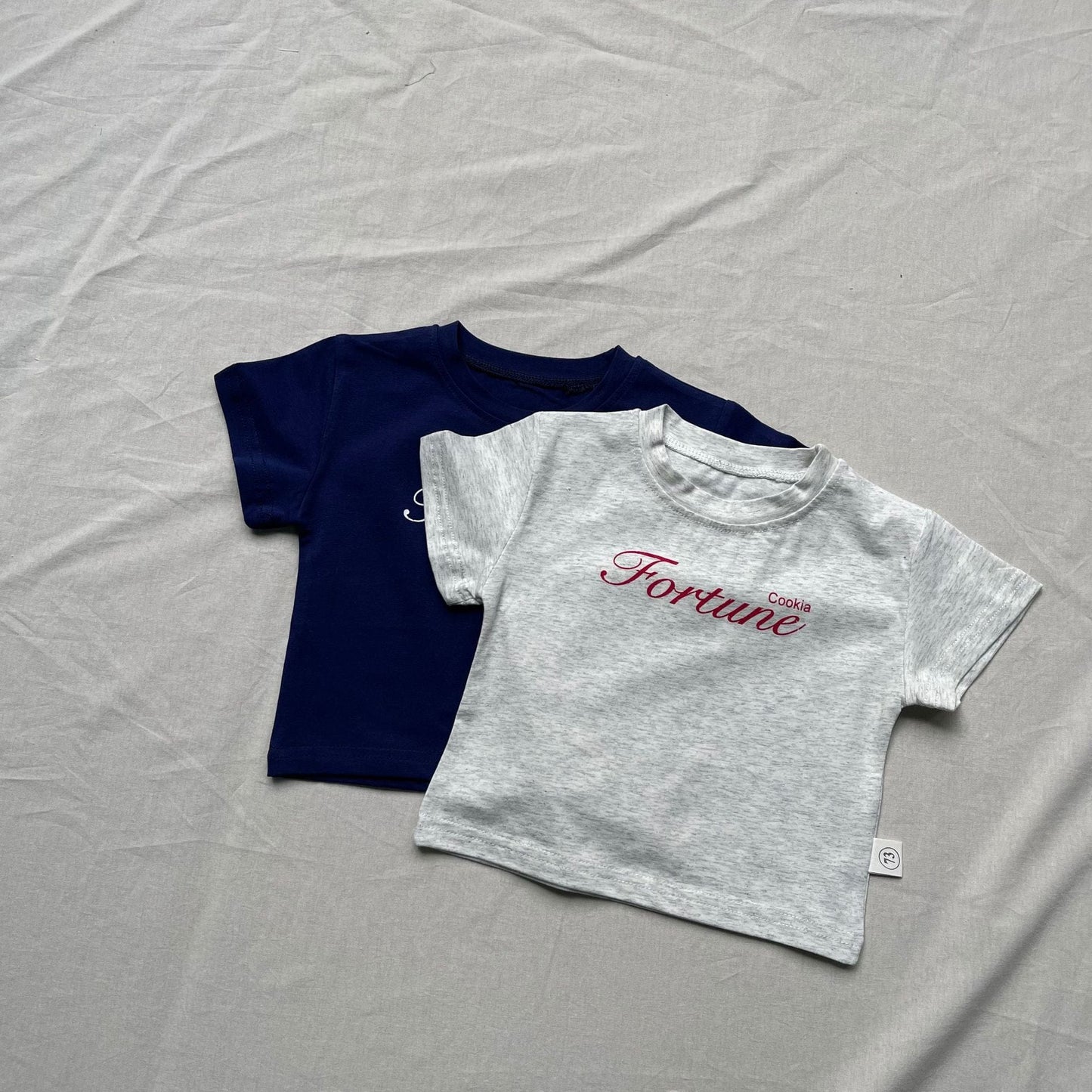 半袖Tシャツ ベビートップスレターロゴプリント半袖Tシャツ【mh0009165】