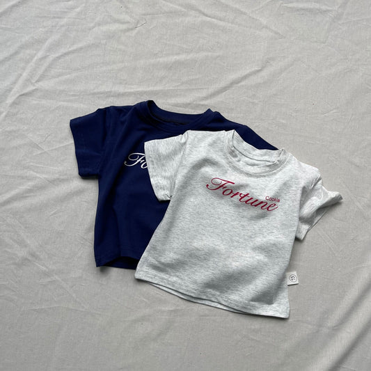 半袖Tシャツ ベビートップスレターロゴプリント半袖Tシャツ【mh0009165】