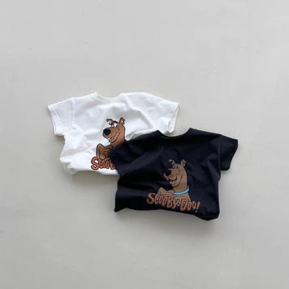 半袖Tシャツ ドッグ/ベアくまプリント半袖Tシャツ【mh0010374】