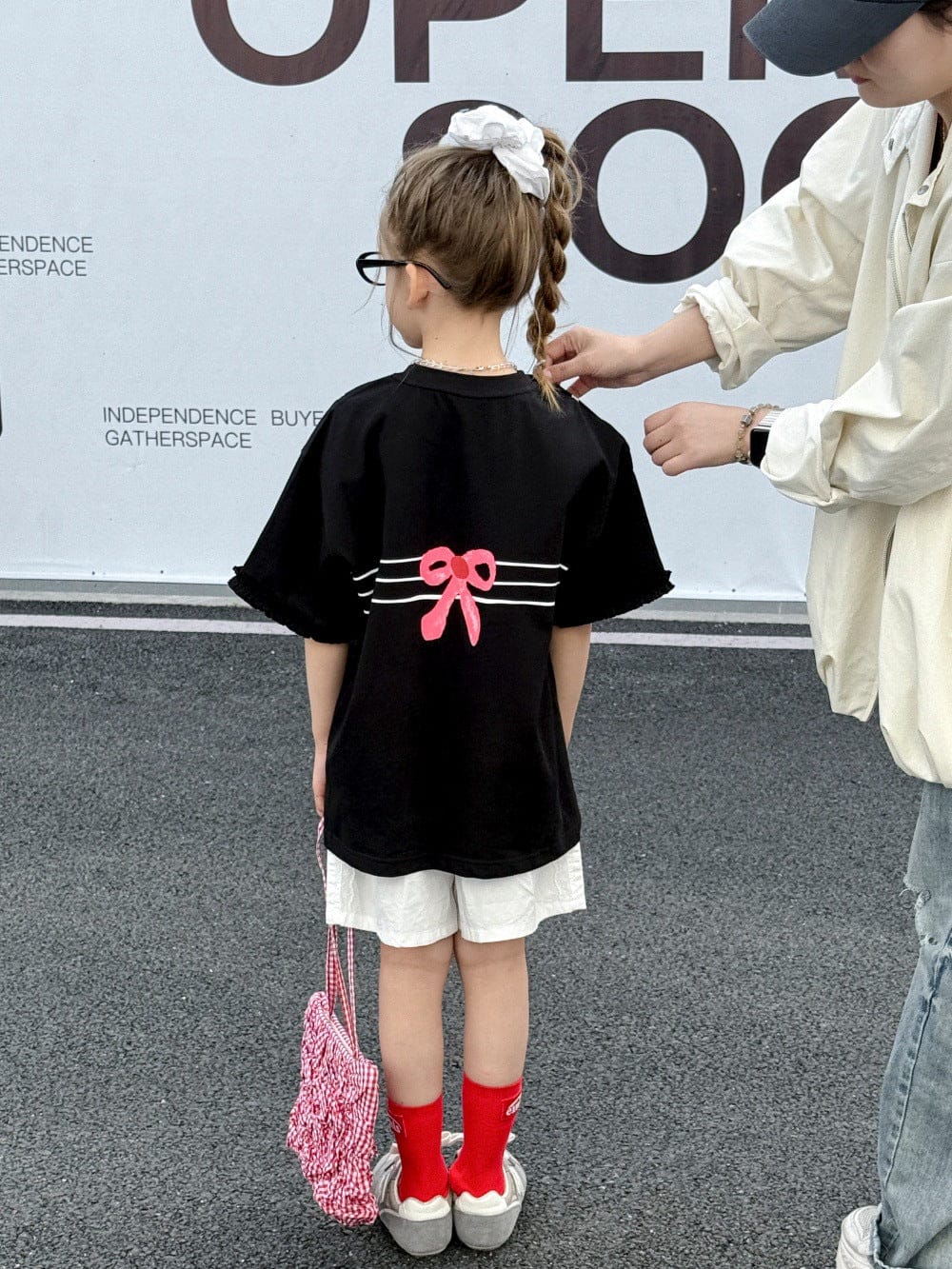 半袖Tシャツ プリント半袖Tシャツ/ショートパンツ【mh0010381】