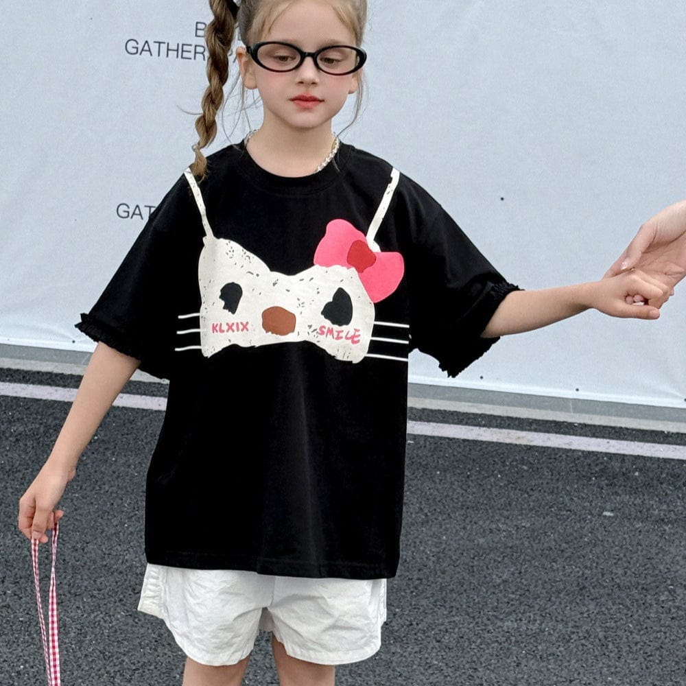 半袖Tシャツ プリント半袖Tシャツ/ショートパンツ【mh0010381】