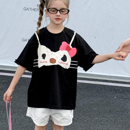 半袖Tシャツ プリント半袖Tシャツ/ショートパンツ【mh0010381】