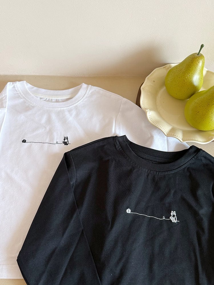 長袖Tシャツ プリントワンポイント長袖Tシャツ【mh0010571】