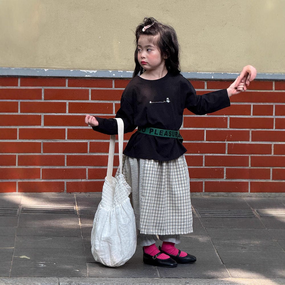 長袖Tシャツ プリントワンポイント長袖Tシャツ【mh0010571】