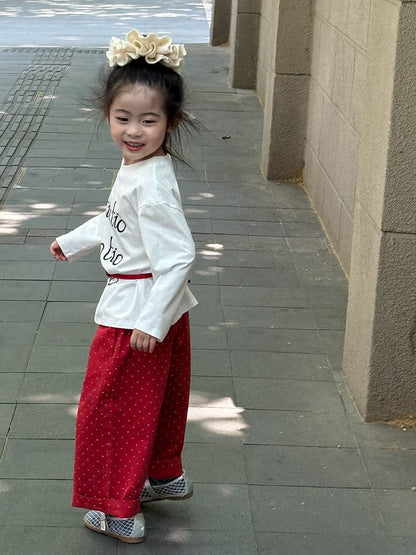 長袖Tシャツ レターロゴプリント長袖Tシャツ【mh0010579】