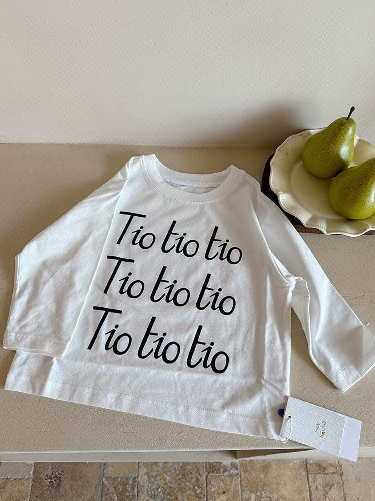 長袖Tシャツ レターロゴプリント長袖Tシャツ【mh0010579】