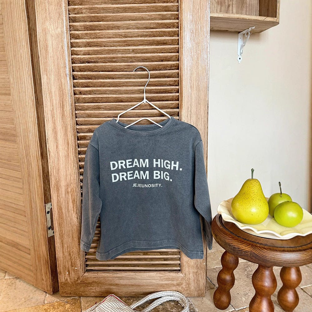 長袖Tシャツ レターロゴプリント長袖Tシャツ【mh0010587】