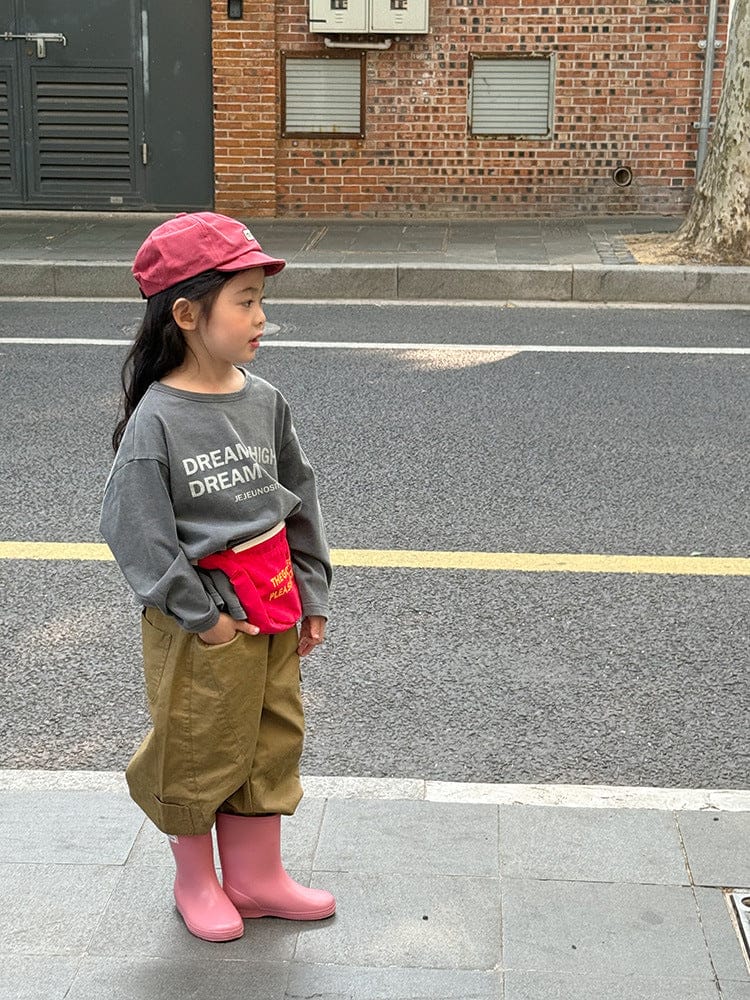 長袖Tシャツ レターロゴプリント長袖Tシャツ【mh0010587】