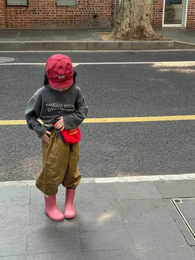 長袖Tシャツ レターロゴプリント長袖Tシャツ【mh0010587】