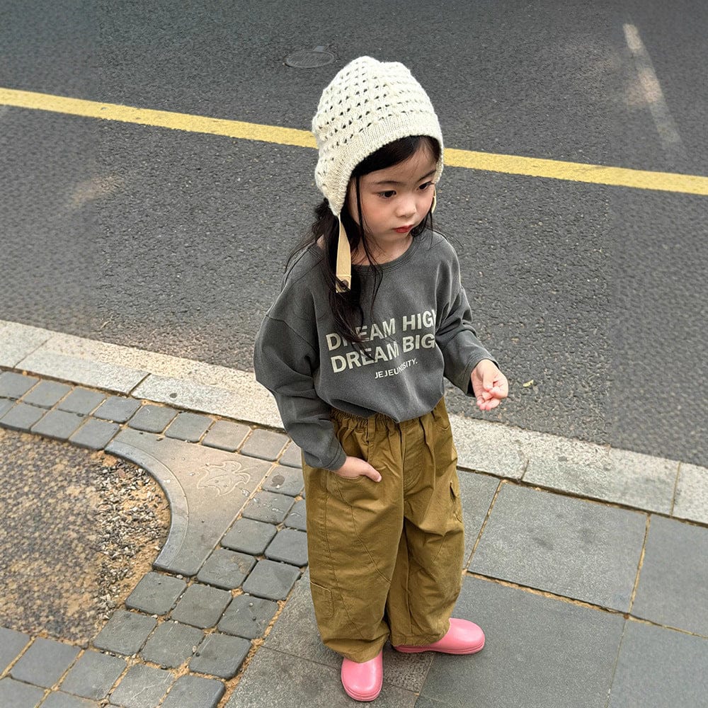 長袖Tシャツ レターロゴプリント長袖Tシャツ【mh0010587】