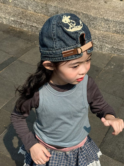 長袖Tシャツ フェイクスリーピースコントラストカラー長袖Tシャツ【mh0010589】