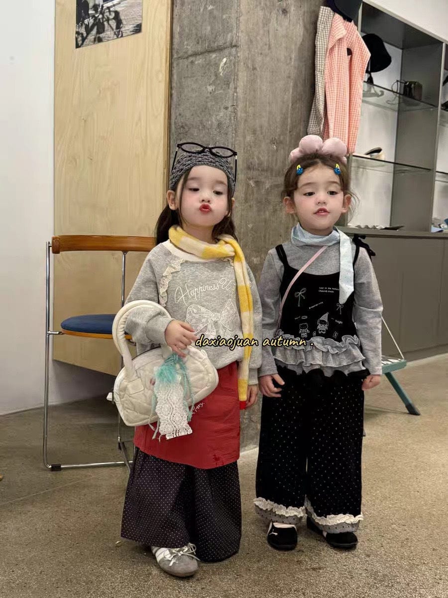 長袖Tシャツ フェイクレイヤードフリルキャミソールドッキング長袖Tシャツ【mh0011024】