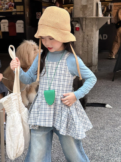 長袖Tシャツ ハイネックシンプルデイリー長袖Tシャツ【mh0011037】