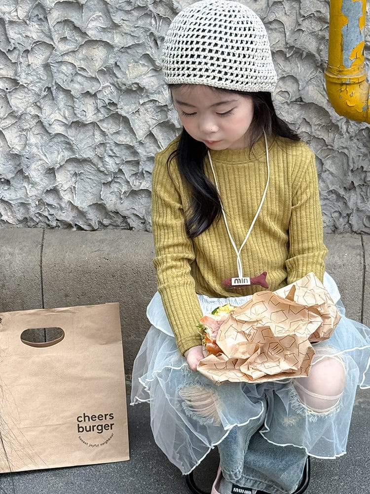 長袖Tシャツ ペプラムフリル長袖Tシャツカットソー【mh0011038】