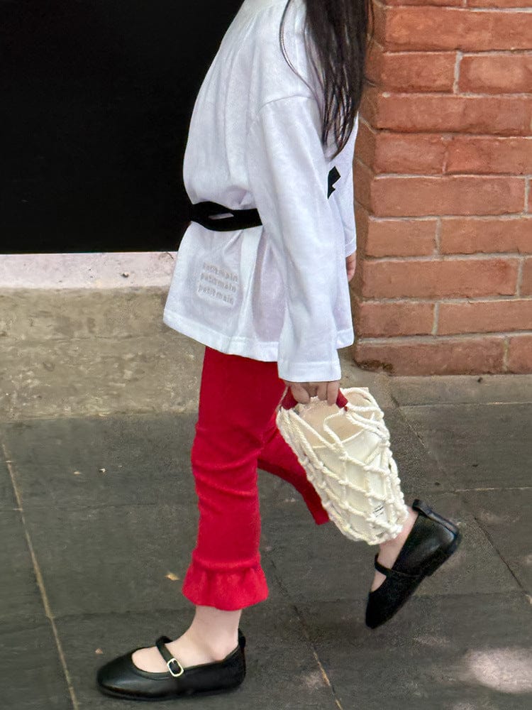 長袖Tシャツ ハートバックプリント長袖Tシャツ【mh0011047】