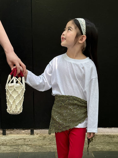 長袖Tシャツ ハートバックプリント長袖Tシャツ【mh0011047】