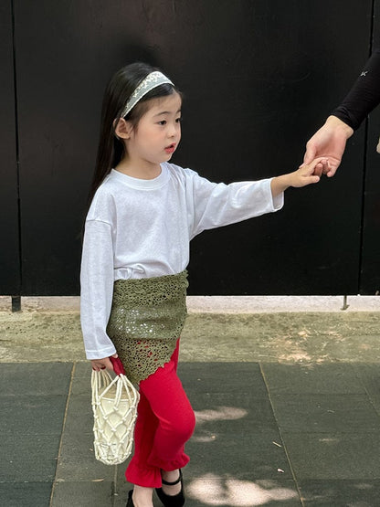 長袖Tシャツ ハートバックプリント長袖Tシャツ【mh0011047】