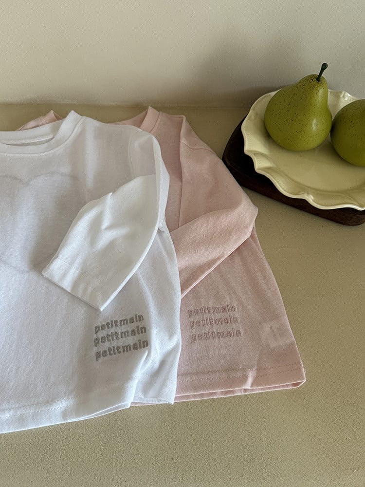 長袖Tシャツ ハートバックプリント長袖Tシャツ【mh0011047】