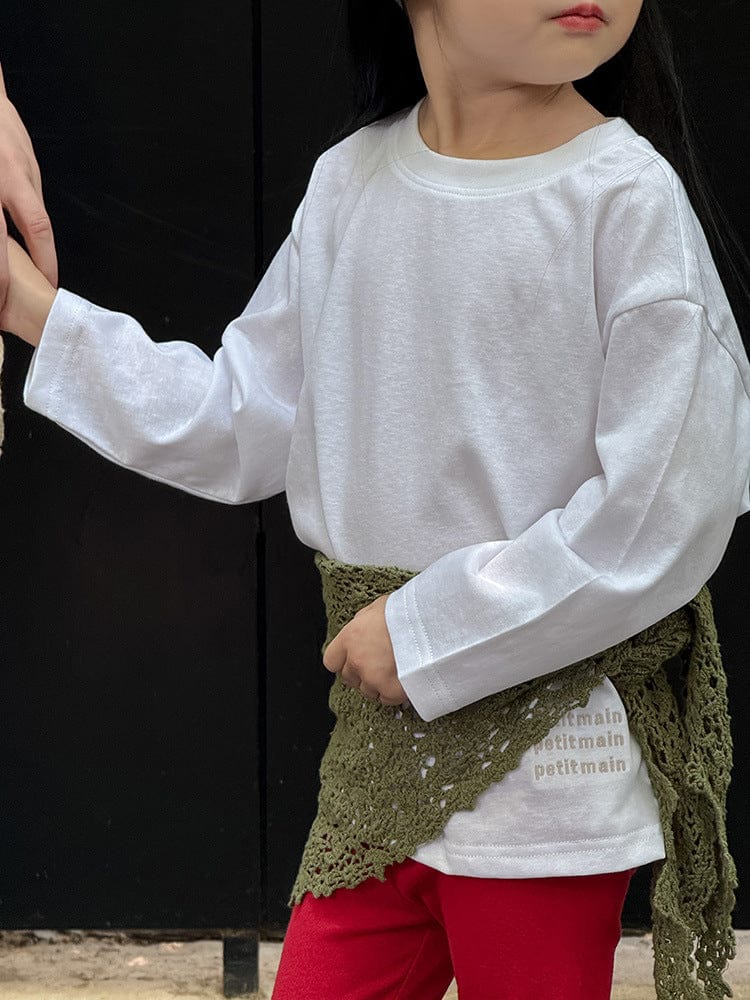 長袖Tシャツ ハートバックプリント長袖Tシャツ【mh0011047】