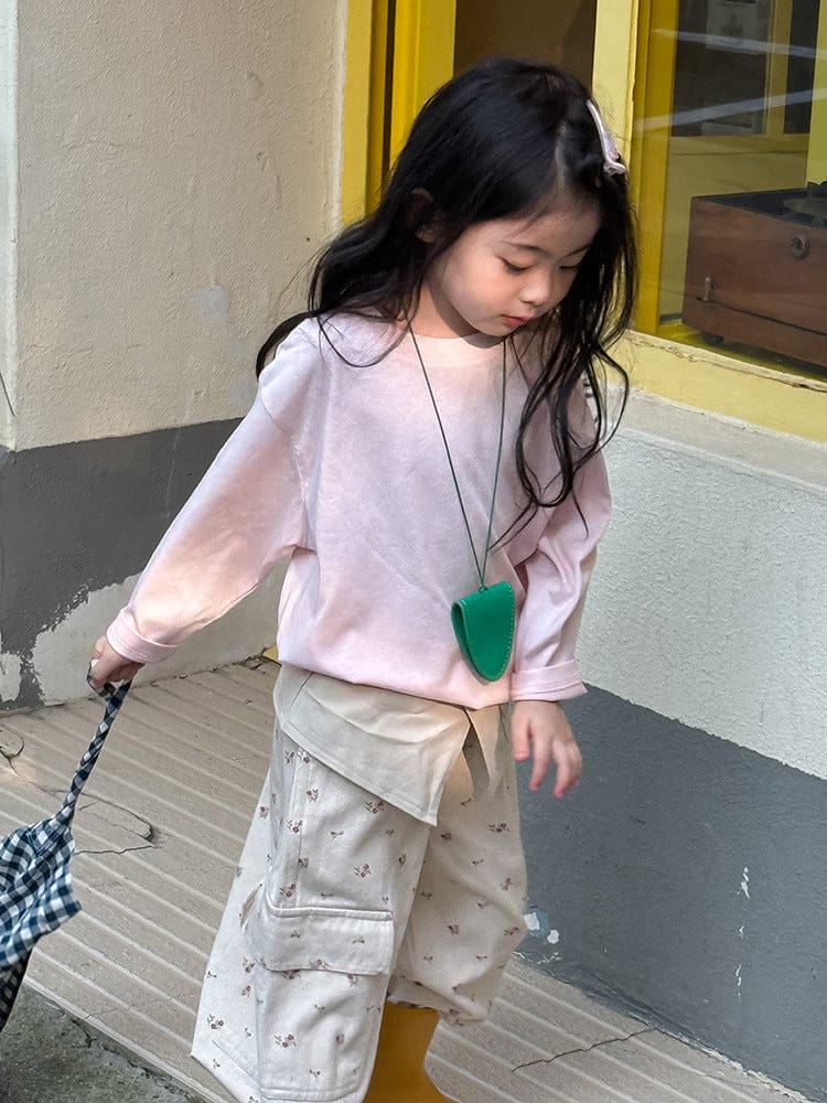 長袖Tシャツ ハートバックプリント長袖Tシャツ【mh0011047】