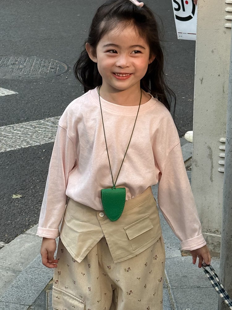 長袖Tシャツ ハートバックプリント長袖Tシャツ【mh0011047】