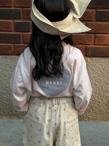 長袖Tシャツ ハートバックプリント長袖Tシャツ【mh0011047】