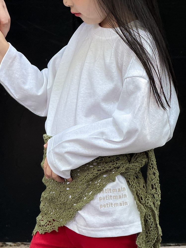 長袖Tシャツ ハートバックプリント長袖Tシャツ【mh0011047】