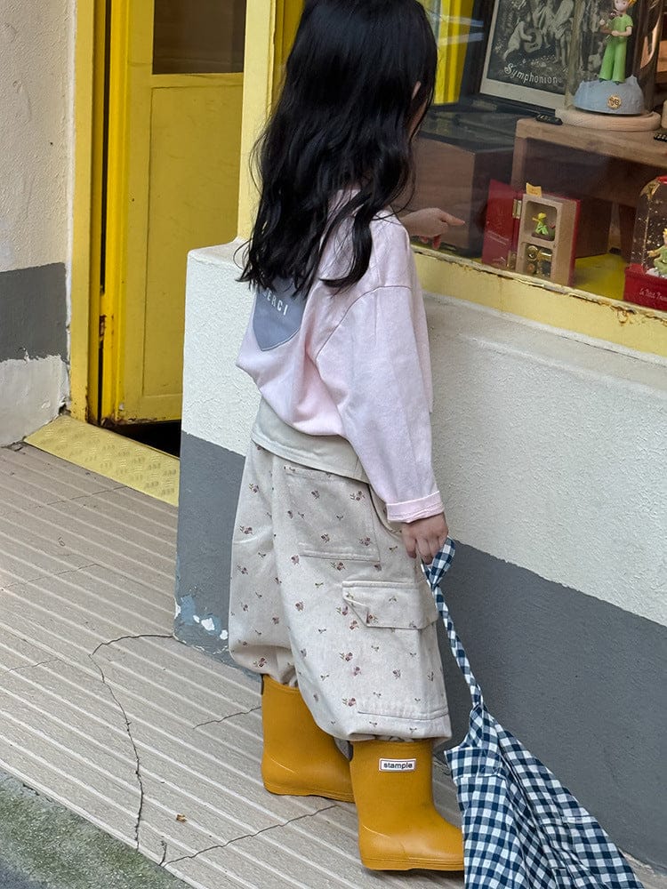 長袖Tシャツ ハートバックプリント長袖Tシャツ【mh0011047】