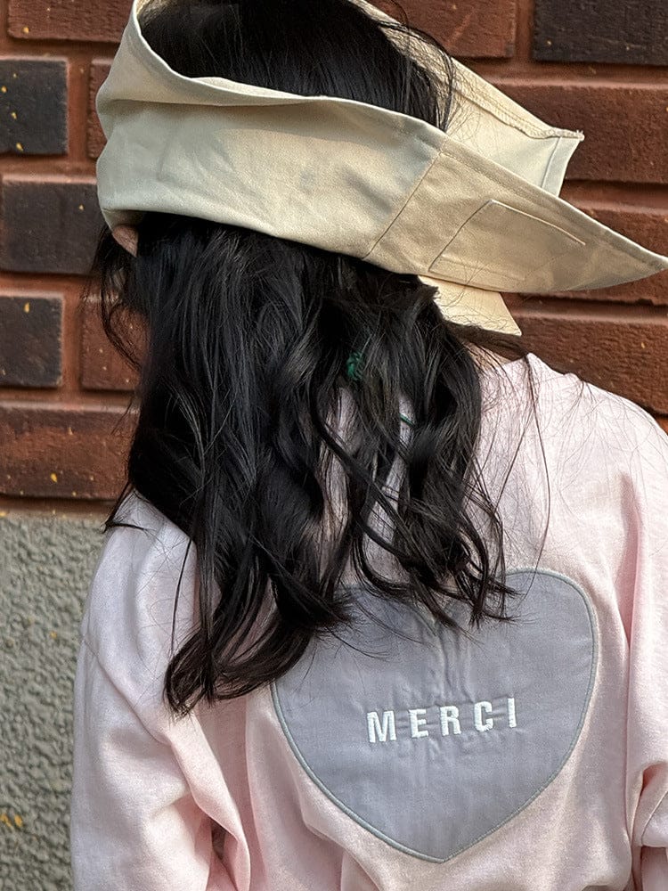 長袖Tシャツ ハートバックプリント長袖Tシャツ【mh0011047】