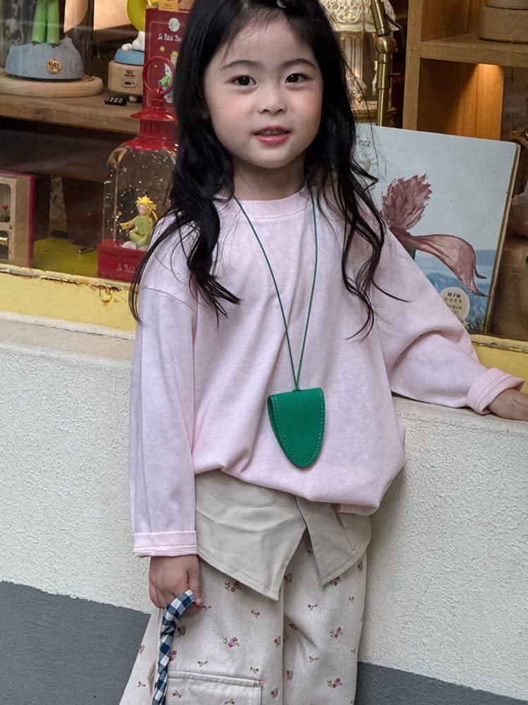 長袖Tシャツ ハートバックプリント長袖Tシャツ【mh0011047】