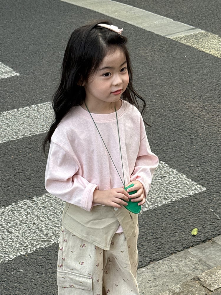 長袖Tシャツ ハートバックプリント長袖Tシャツ【mh0011047】