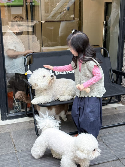 ニットVネック前開きベスト【mh0011027】