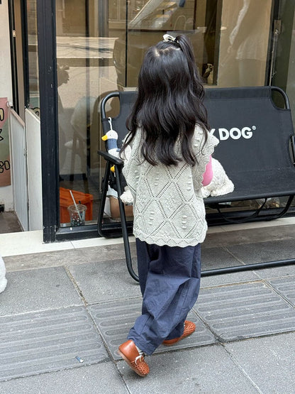 ニットVネック前開きベスト【mh0011027】