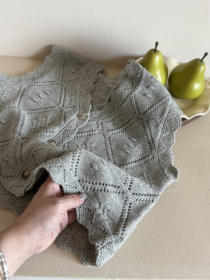 ニットVネック前開きベスト【mh0011027】