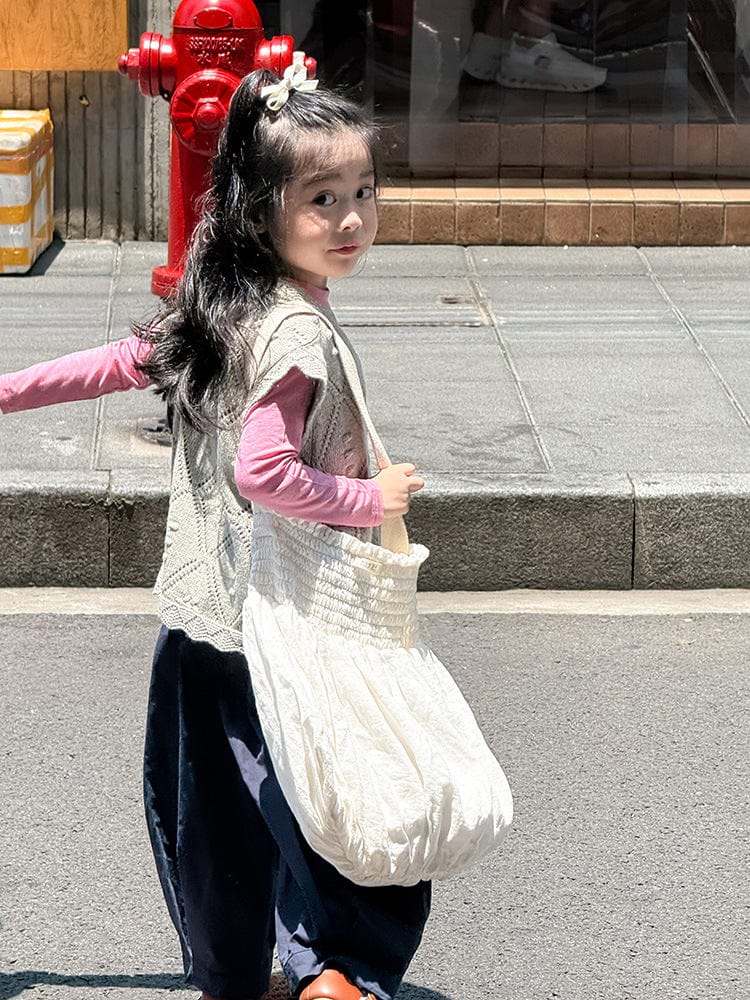 ニットVネック前開きベスト【mh0011027】