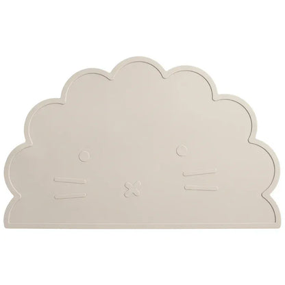 お食事マット 004-beach sand ＊メーカー直送＊ ベビー用シリコンプレースマット 猫キャットデザイン 子供用食器マット ベビー食事用パッド ランチョンマット【mh0005826】