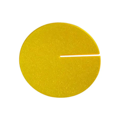 コースター・なべ敷き・ランチョンマット yellow / 10cm 装飾 コースター パッド コーヒー マット ティー ホルダー【mh0000978】